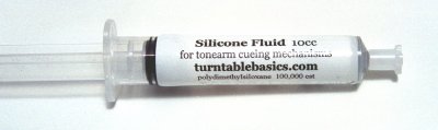 Silicone Damping Fluid for Tonearm Cueing Mechanisms